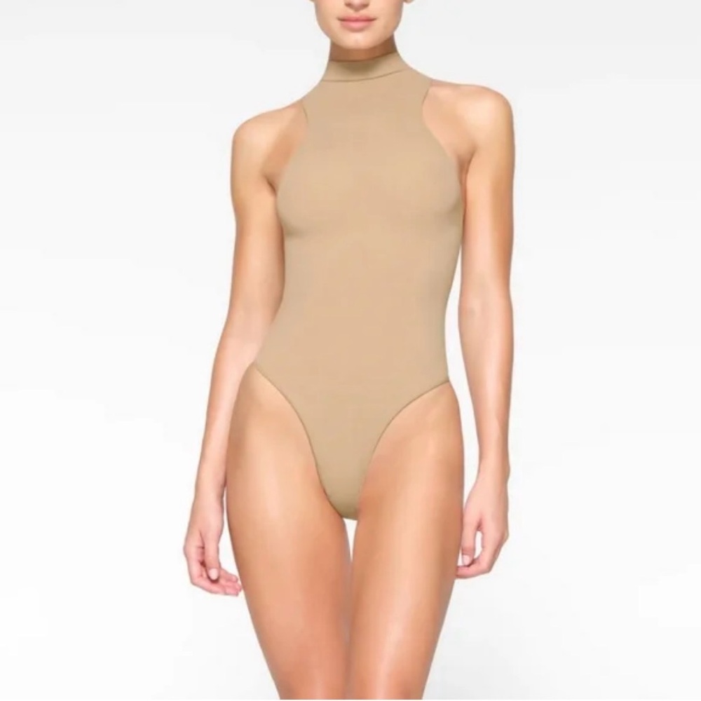 SKIMS Seamless Sculpt High Neck Thong Bodysuit | 3X